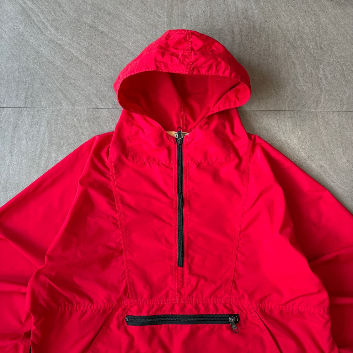 90s L.L.bean 90년대 미국 생산 엘엘빈 레드 아노락 바람막이  상품이미지3