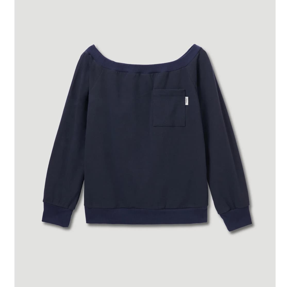 페스토 오프숄더 스웨트셔츠 네이비 상품이미지2