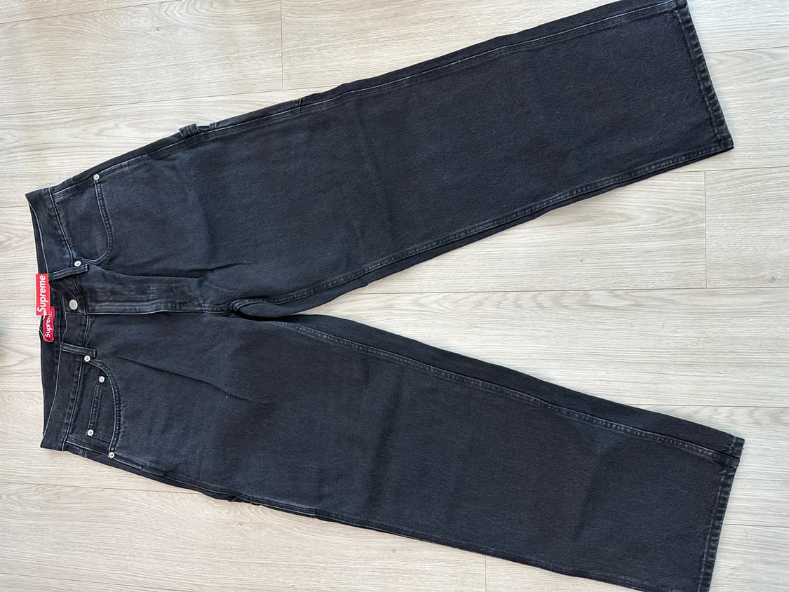 새상품) 슈프림 데님 페인터 팬츠 34 상품이미지1