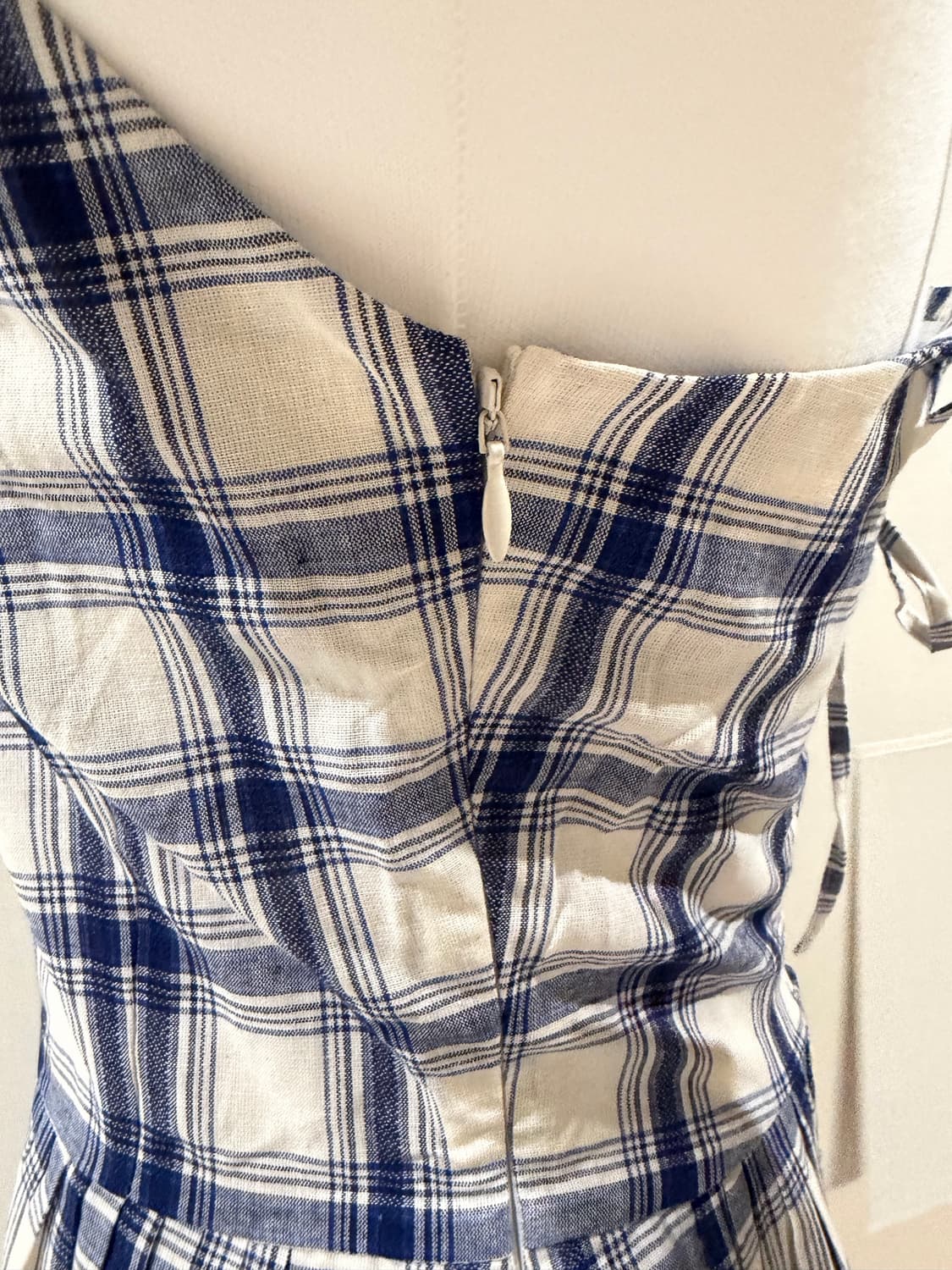 미착용) 앤유 체크 롱원피스 66 상품이미지8