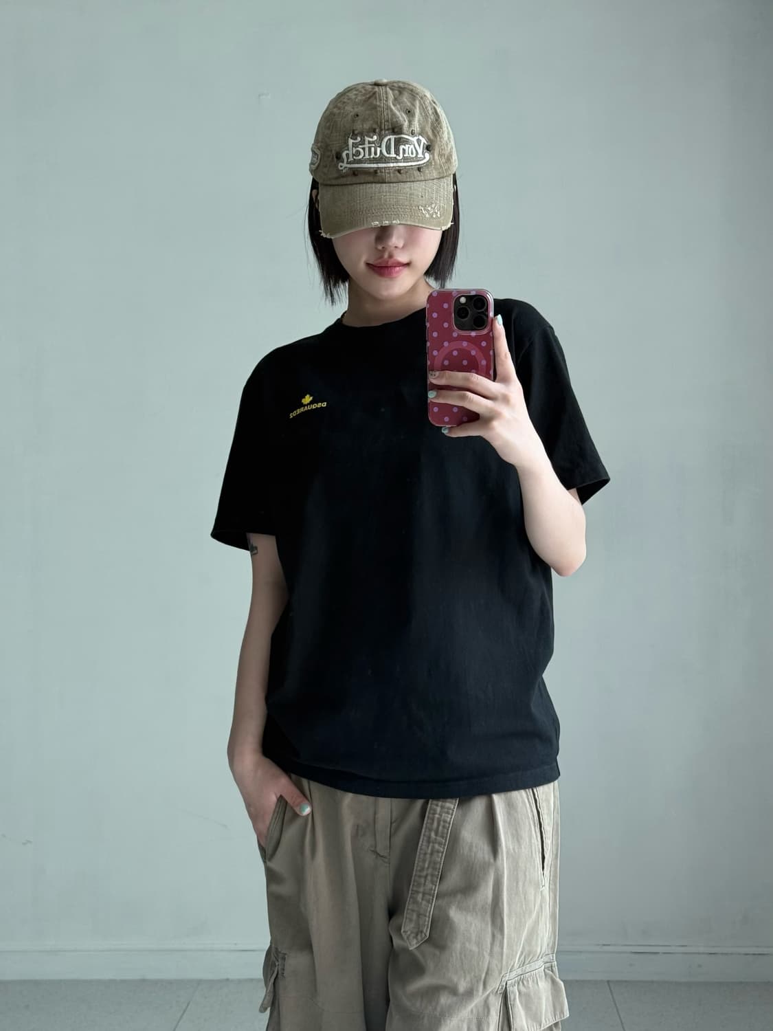 디스퀘어드2 블랙 반팔티 상품이미지3