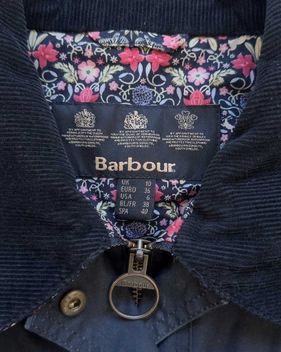 [Barbour] Corduroy Collar Wax Jacket (Fl 상품이미지1