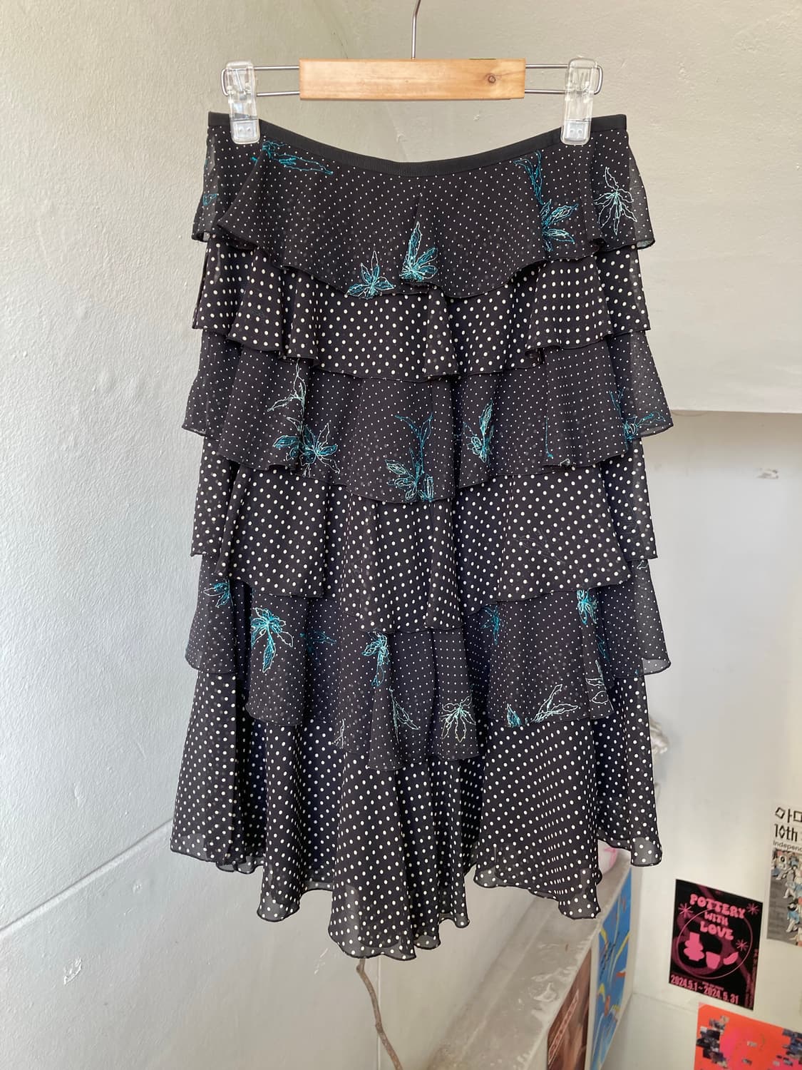 캉캉 플레어 패턴 스커트 상품이미지1