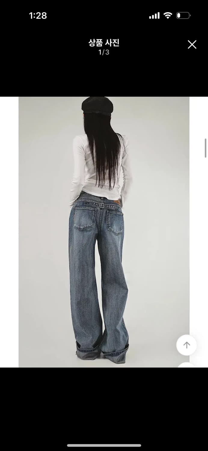 시크윈 버클팬츠 s 블랙업 무신사 에이블리  상품이미지2