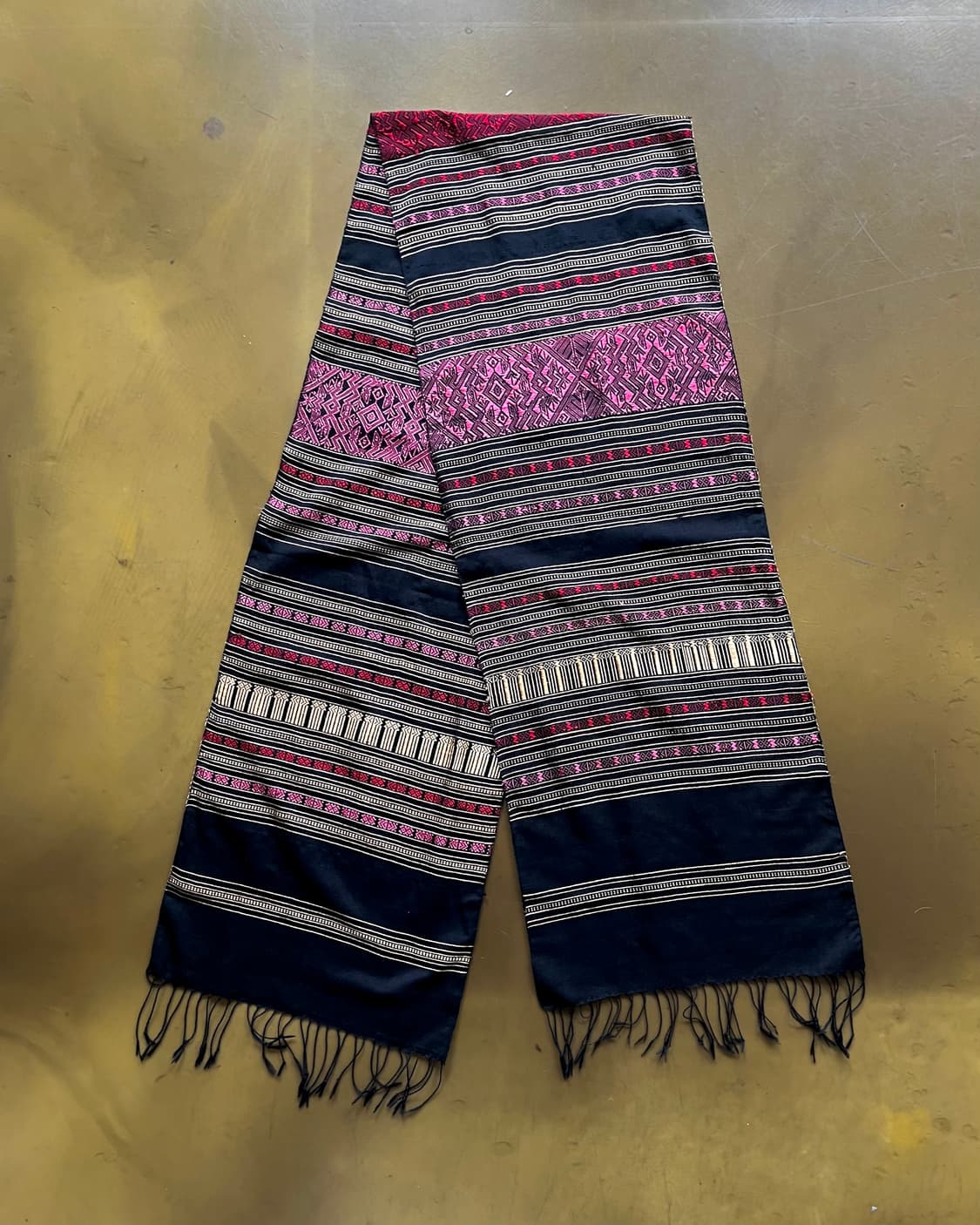Indian Vintage Mixed Patten Long Scarf 상품이미지3