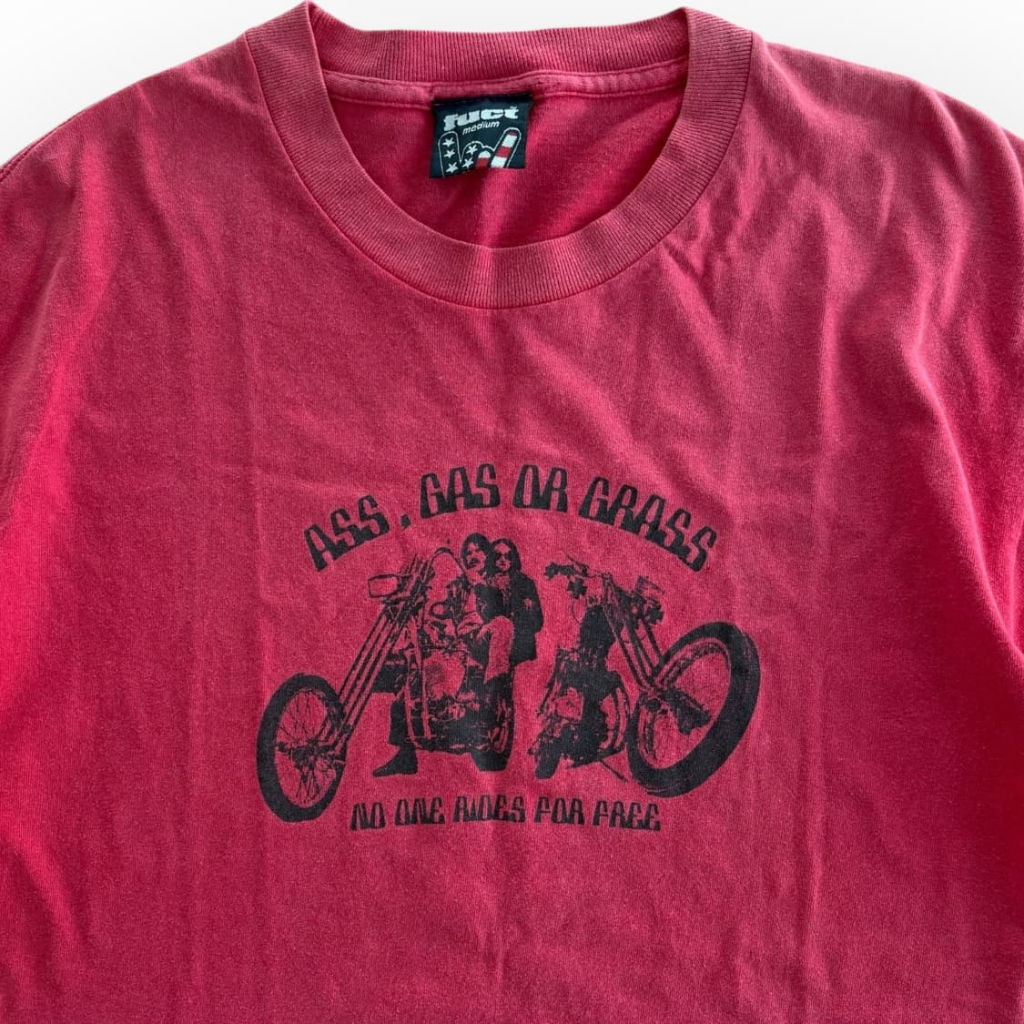 M)90's 퍽트 Ass, Gas or Grass 티셔츠 상품이미지4