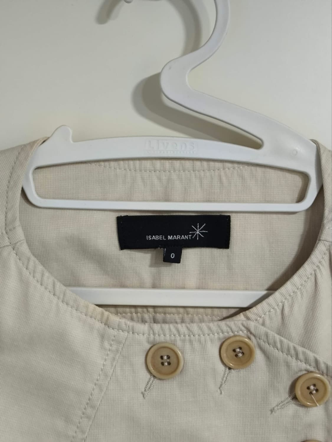 0 이자벨마랑 버튼 포인트 숏자켓 크롭 상품이미지2