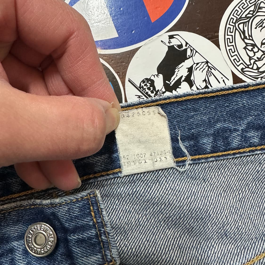 Early 00s 리바이스 501 블루 진 데님 팬츠 36 상품이미지9