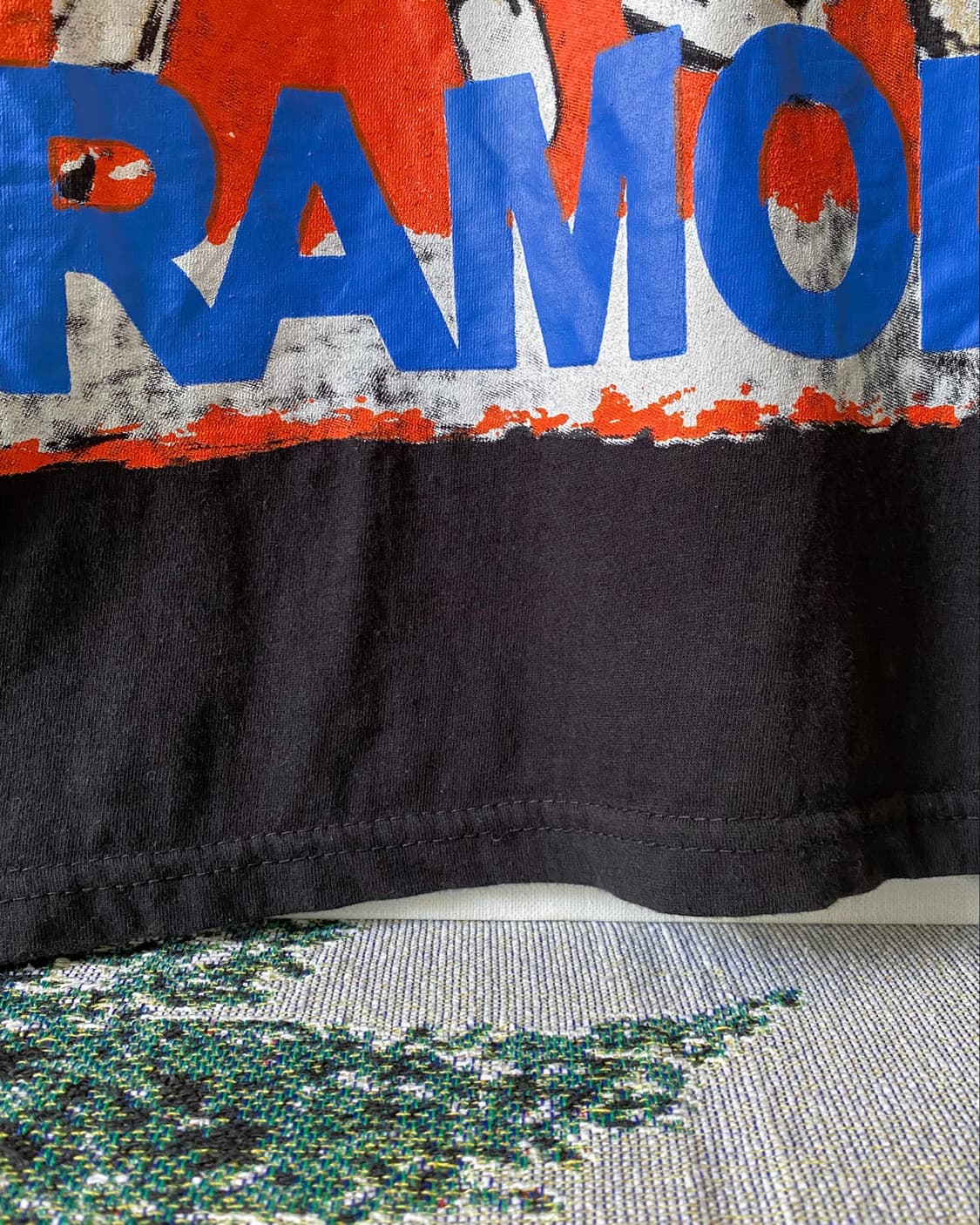 RAMONES 블랙 반팔 티셔츠 상품이미지8