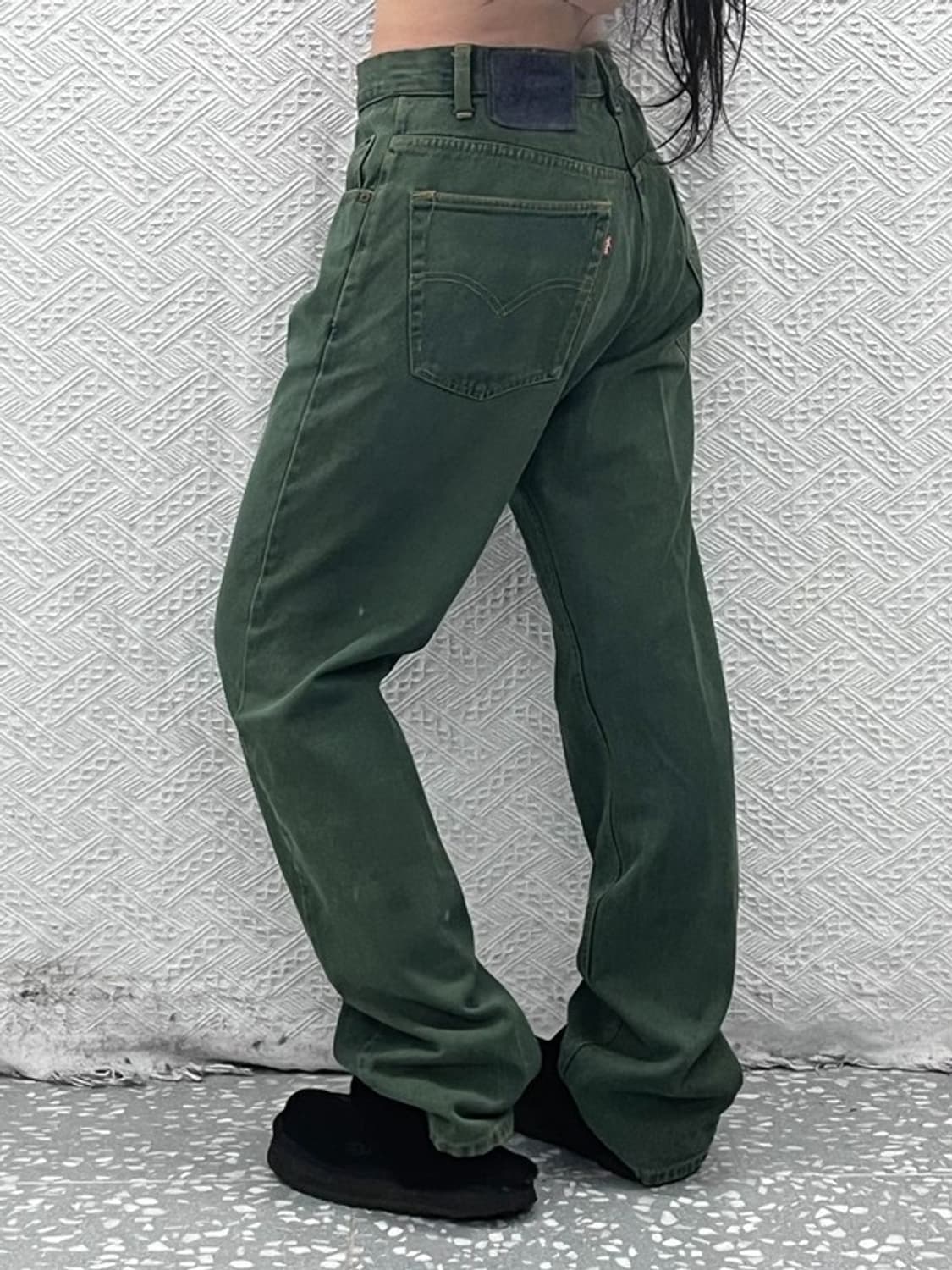 리바이스 올드스쿨 아메카지 빈티지 딥그린 데님팬츠 33인치 C09254 상품이미지2