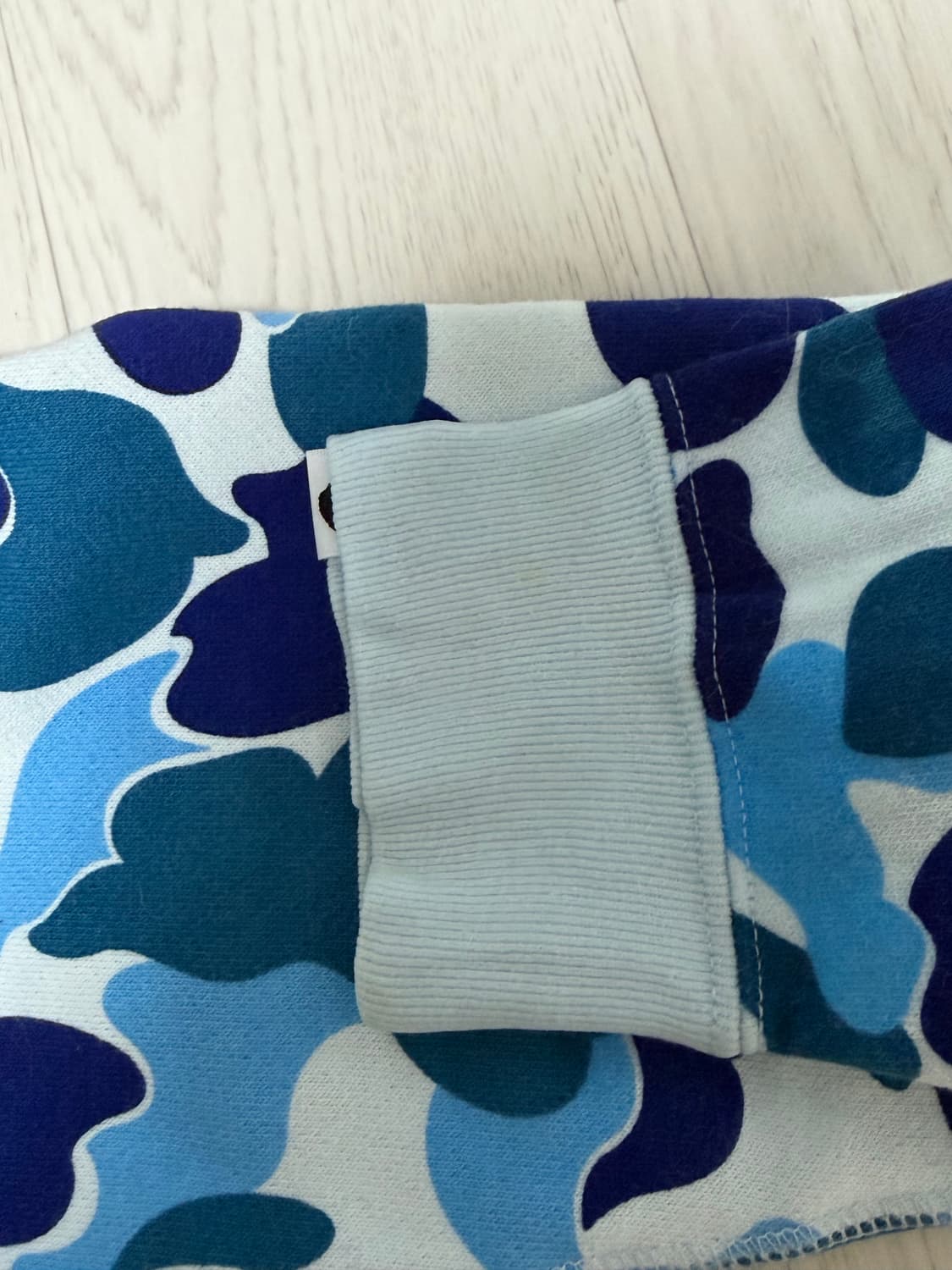 베이프 ABC 크리스탈 청계 크롭 집업 s사이즈 상품이미지5