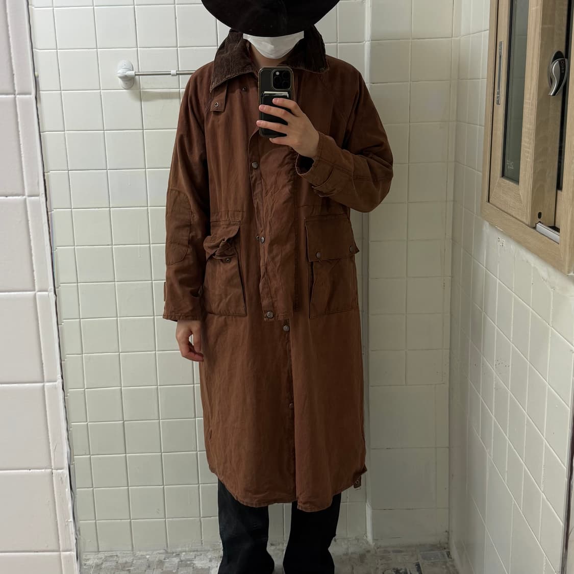 덴마크 빈티지 왁스 헌팅 파카 상품이미지3