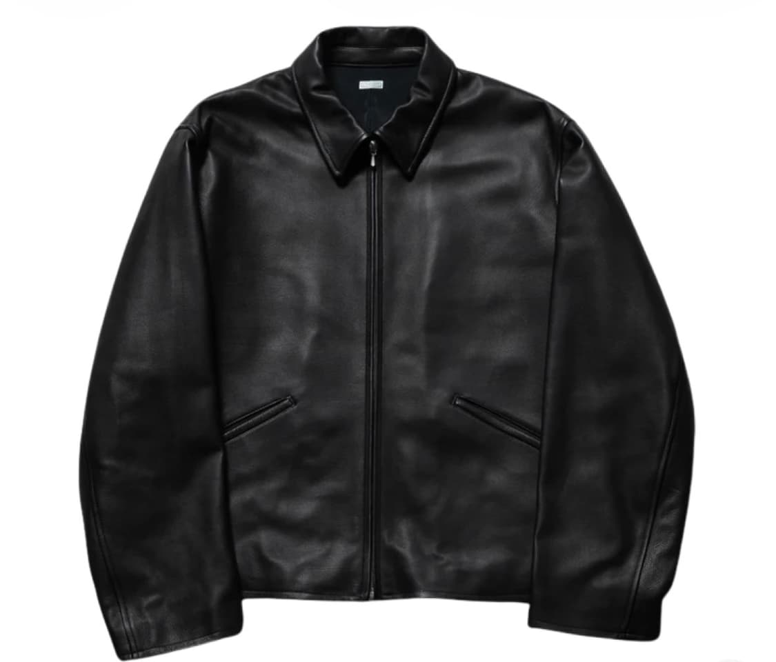 아프레쎄 레더 스포츠 자켓 25 fw 3사이즈 상품이미지1