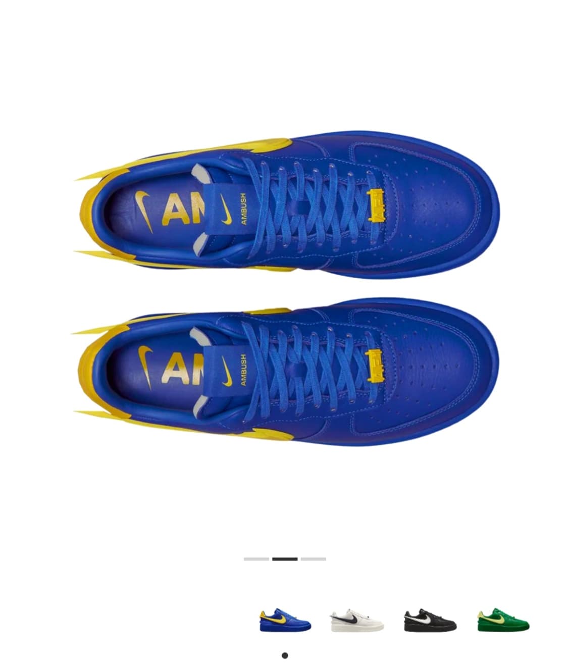 나이키 x 앰부쉬 에어포스 1 sp 게임로얄 사이즈 260 상품이미지2