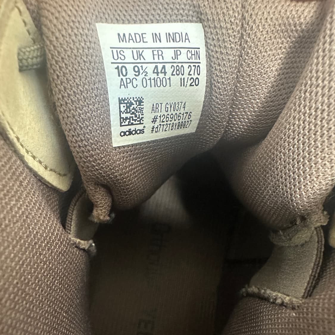 아디다스 이지 데저트 부츠 타우페 블루 [280] 상품이미지2