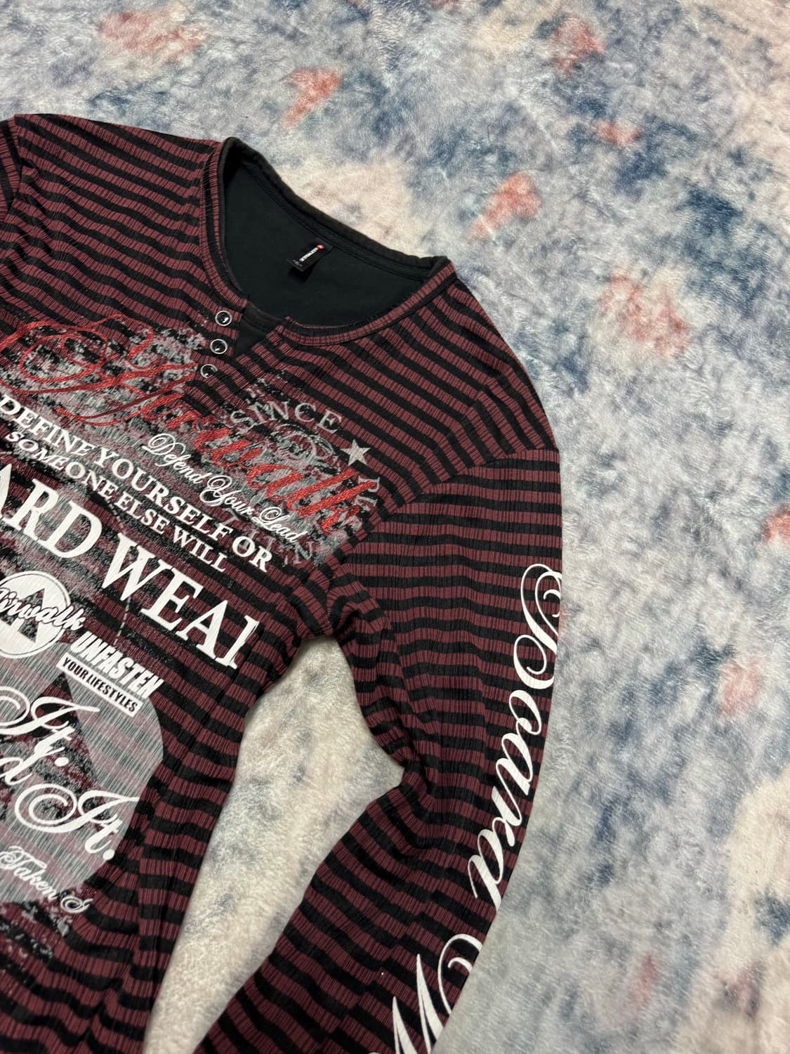 Airwalk 00s stripe lettering cut sew 상품이미지4