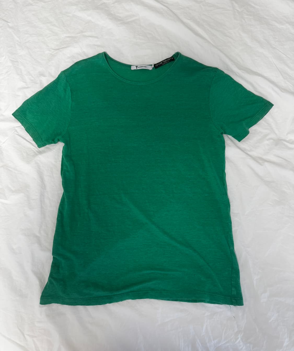 알랙산더 왕 그린 린넨 티 XS 상품이미지1