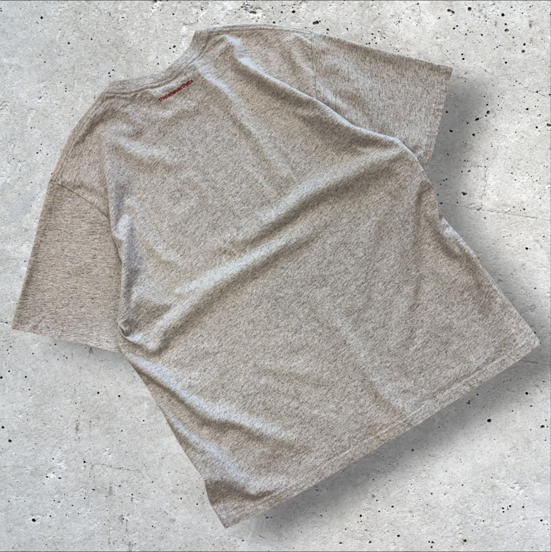 [L] 디스이즈네버댓 회색 반팔 티셔츠 헤더그레이 D692 상품이미지2