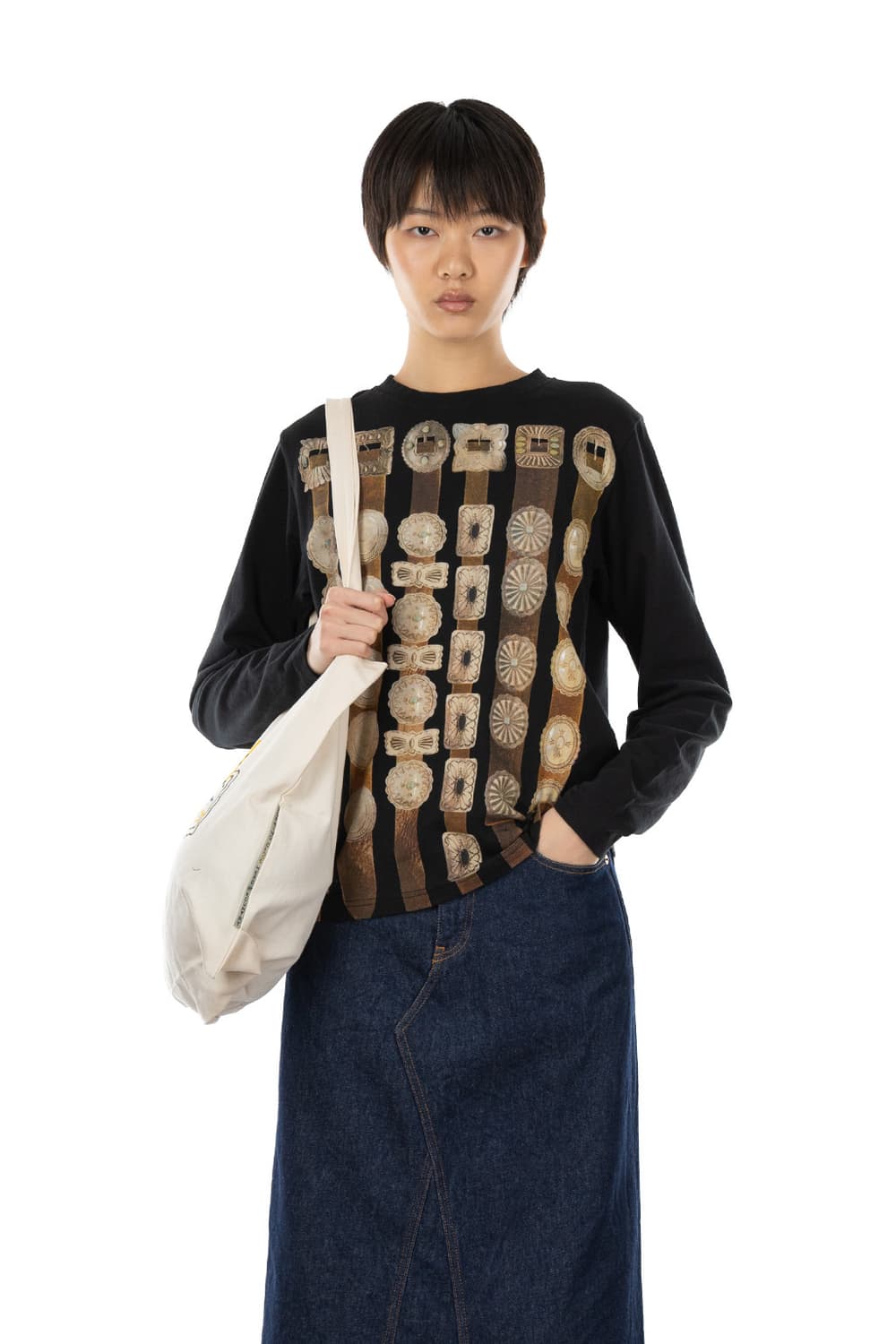 캐피탈 콘초 롱슬리브 블랙 상품이미지2