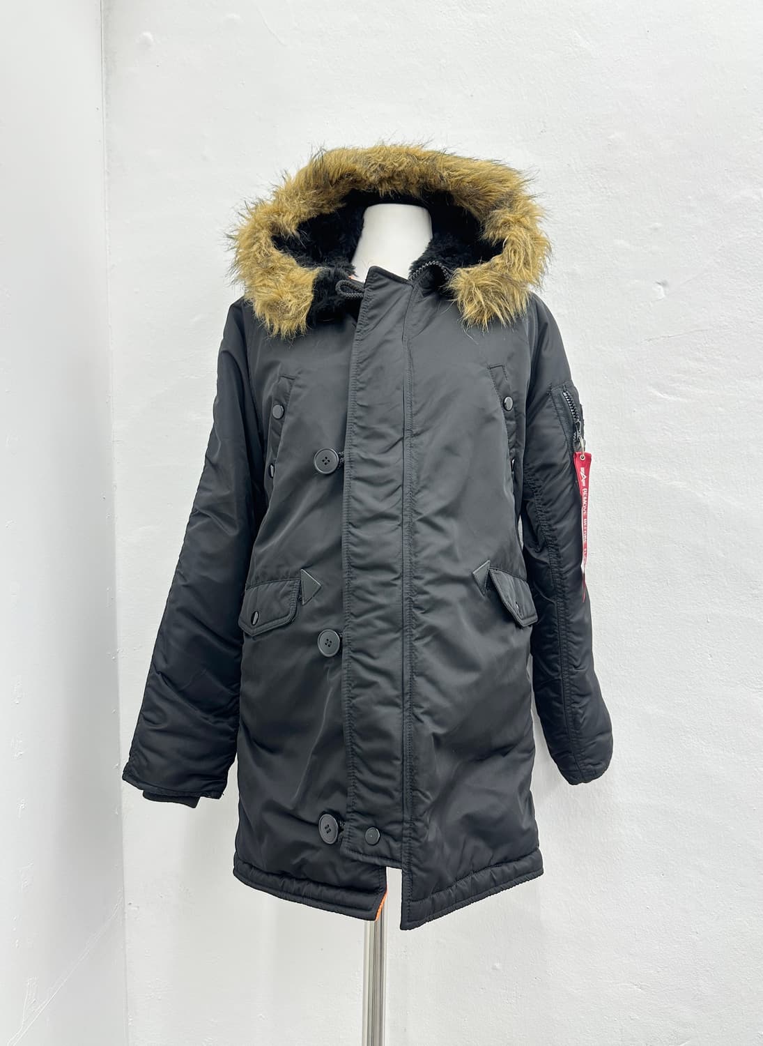 Alpha Industries N3B fur black parka  상품이미지2