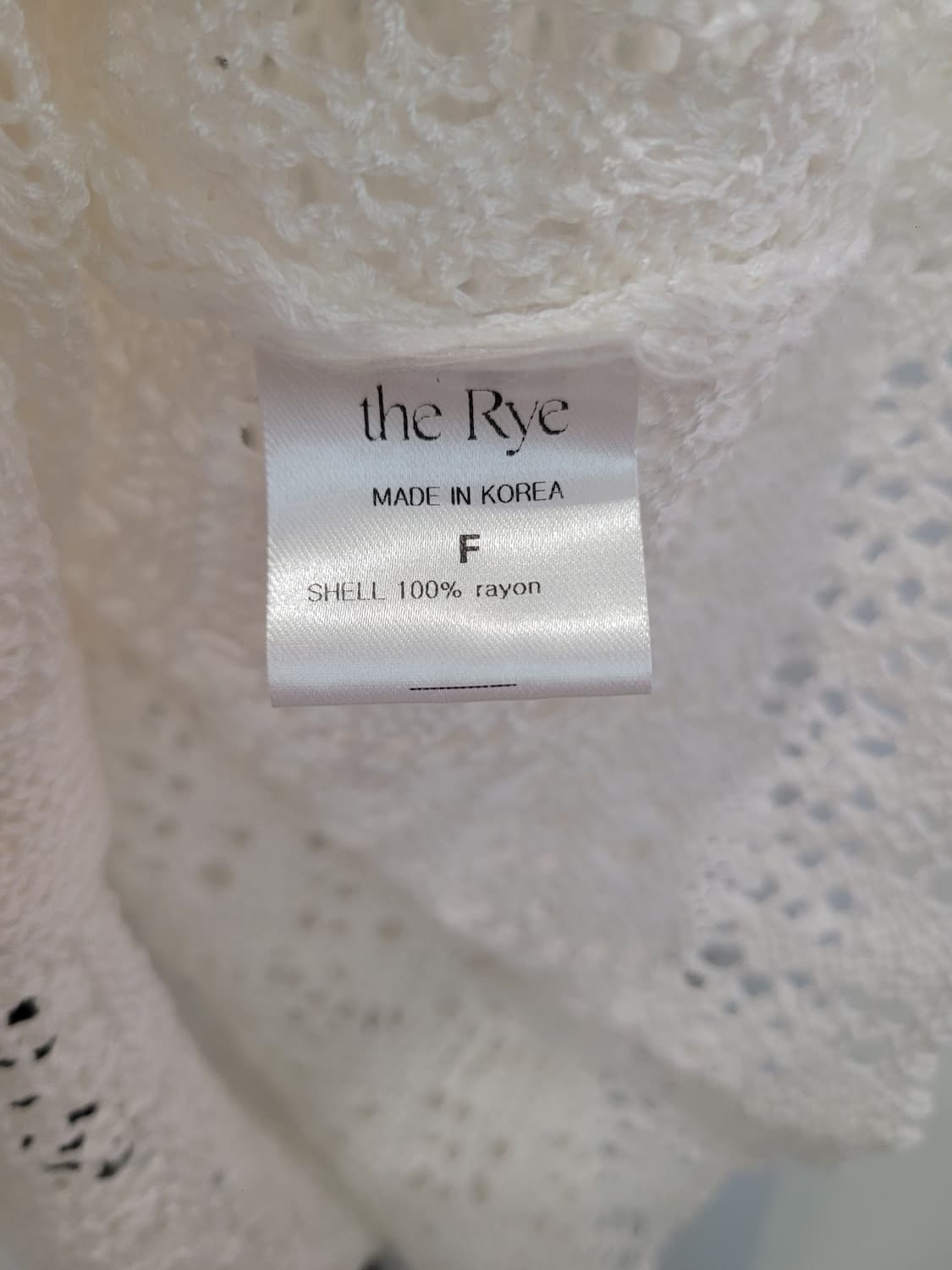 더라이 THE RYE 카라넥 스카시 니트 가디건 프리사이즈 상품이미지6