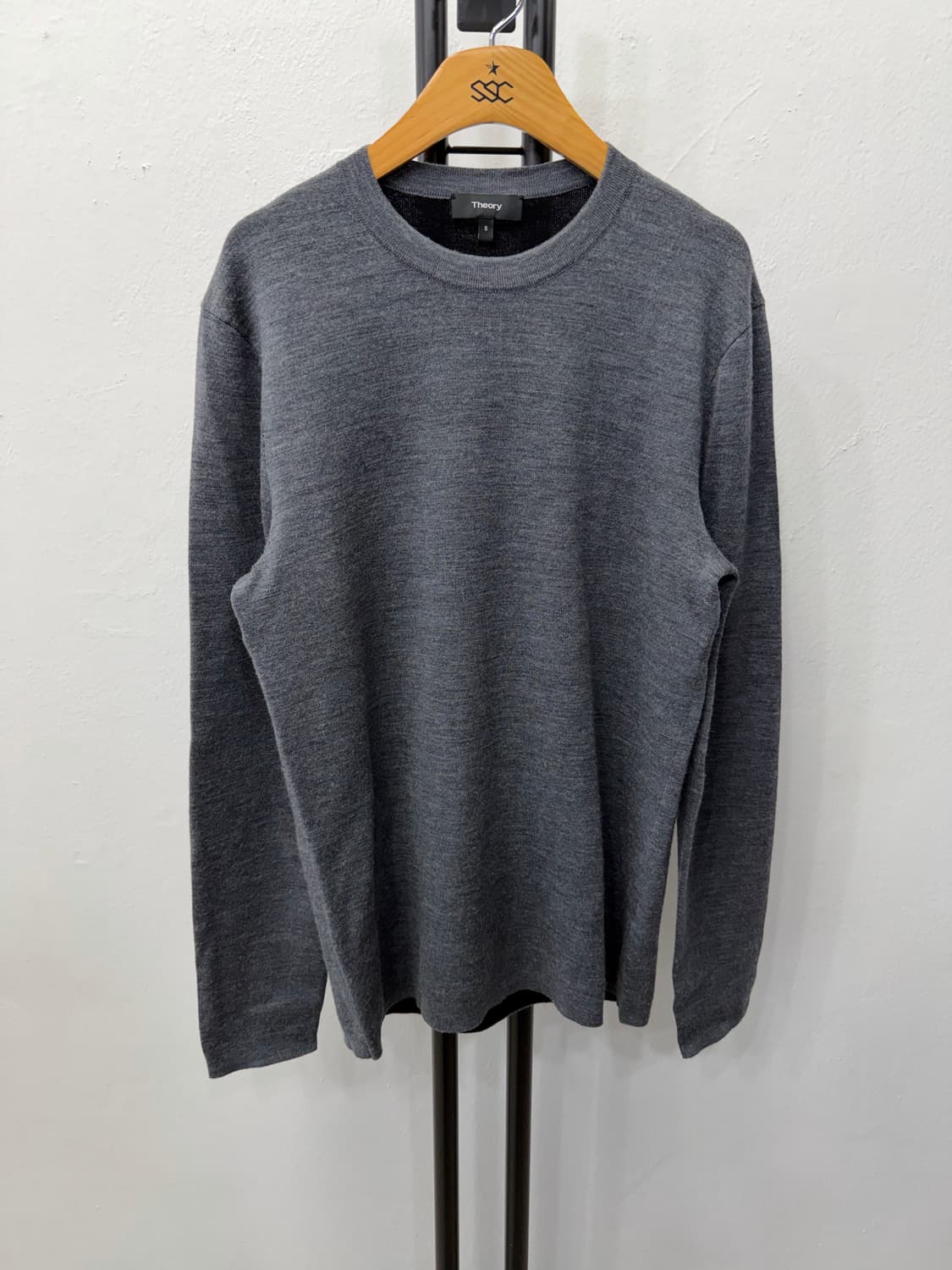 정품) Theory 띠어리 남성 그레이 니트 S  상품이미지1