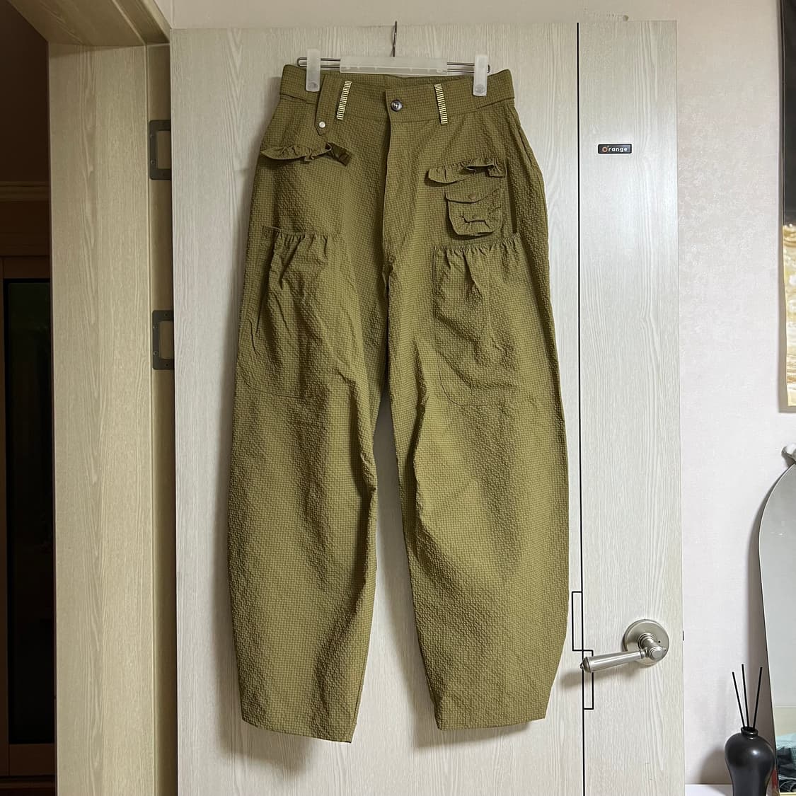 루나키후 시어서커 와이드 팬츠 상품이미지2