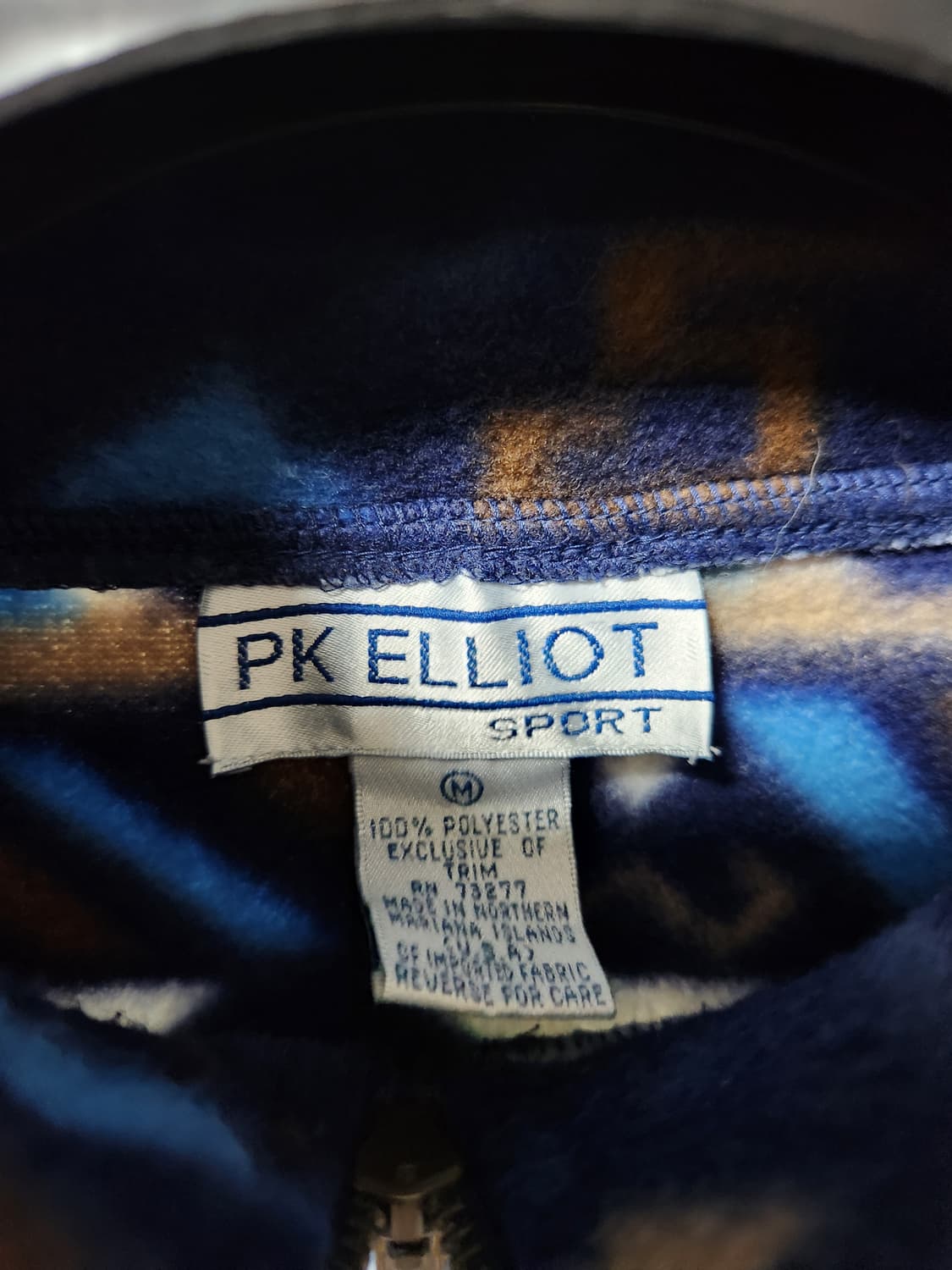 기하학 패턴 폴라플리스 풀오버 M 105-110 상품이미지4