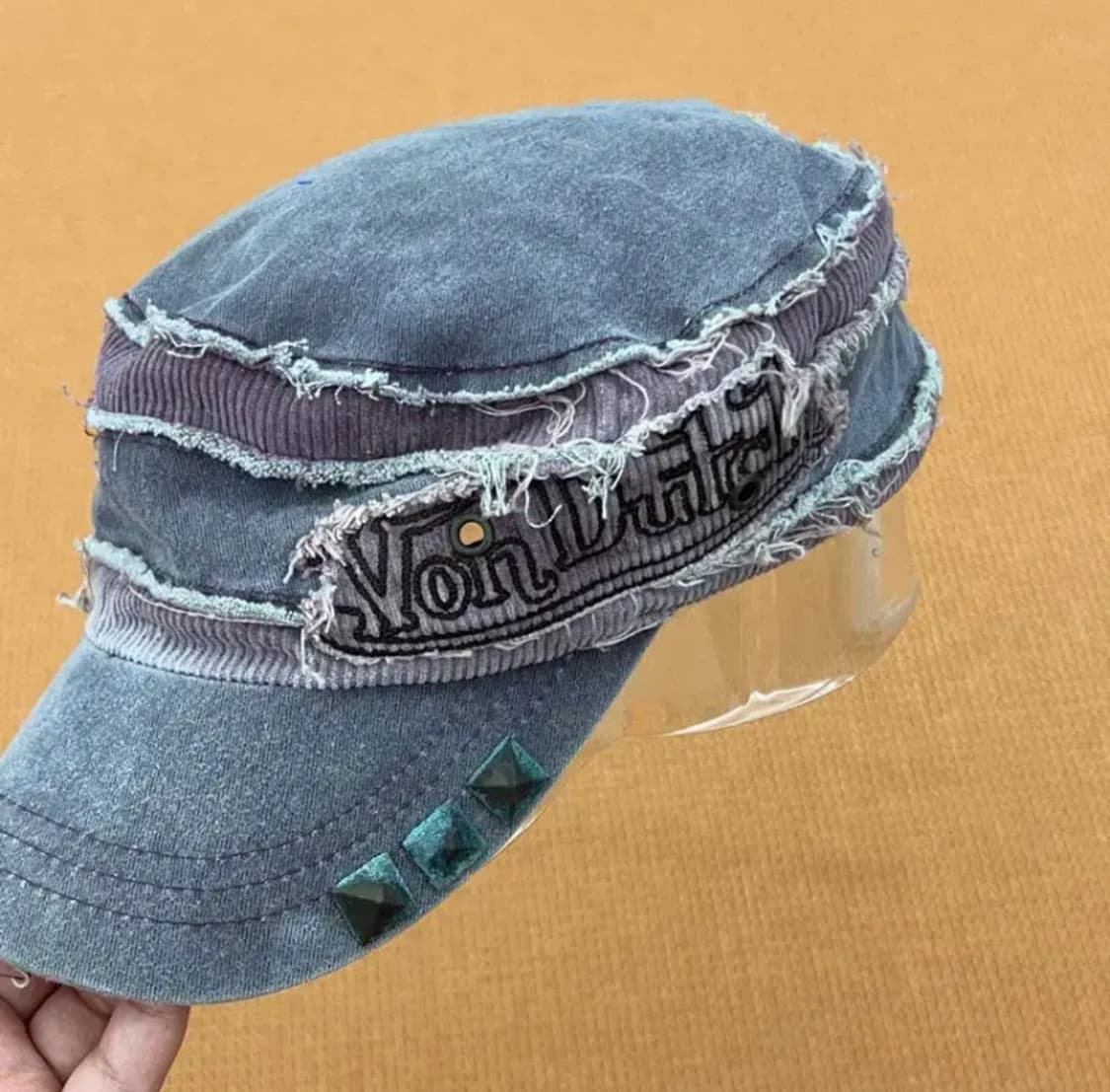 본더치 빈티지 밀리터리 캡 모자 군모 갸루 y2k 상품이미지2