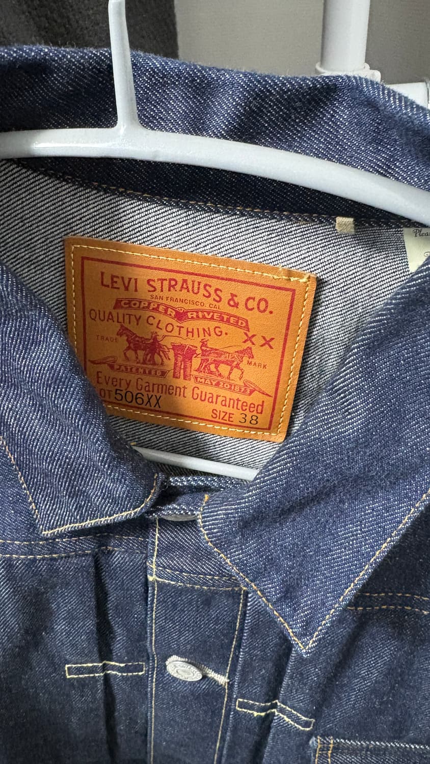 리바이스 Lvc type1 38사이즈 리지드 상품이미지5