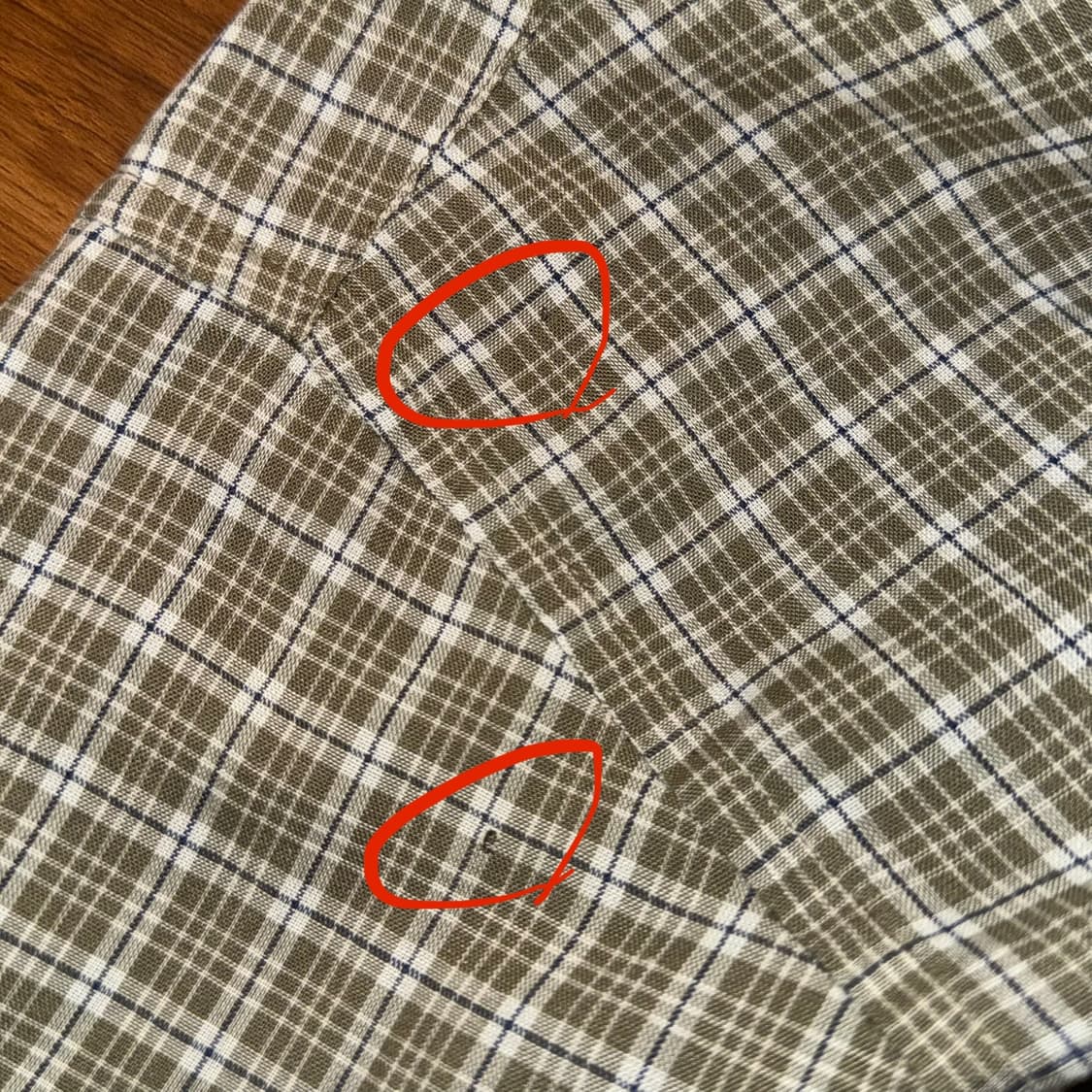 노스페이스 체크 셔츠 XL 상품이미지5