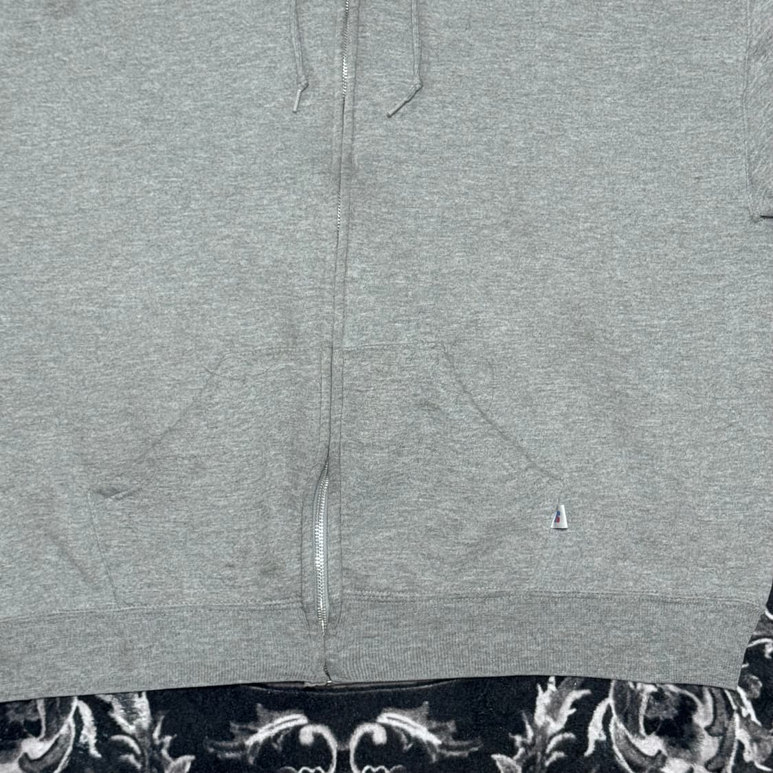 (XL) 00s 빈티지 러셀 애슬레틱 그레이 후드집업 상품이미지3