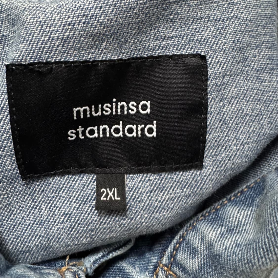 무신사스탠다드 데님 청자켓 상품이미지4