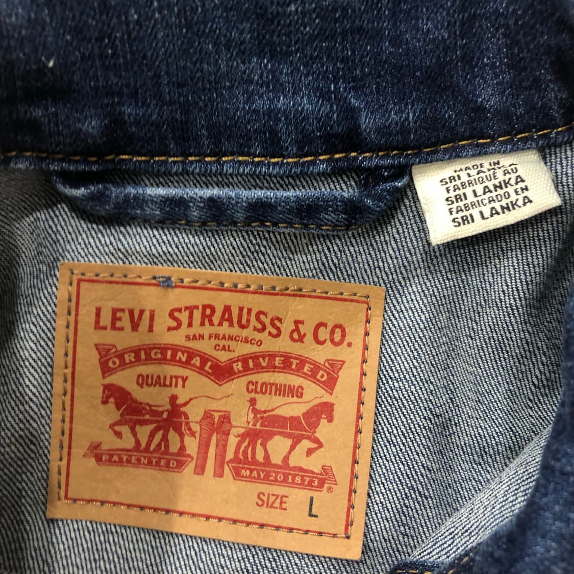 리바이스 크롭 데님 트러커 자켓 상품이미지5