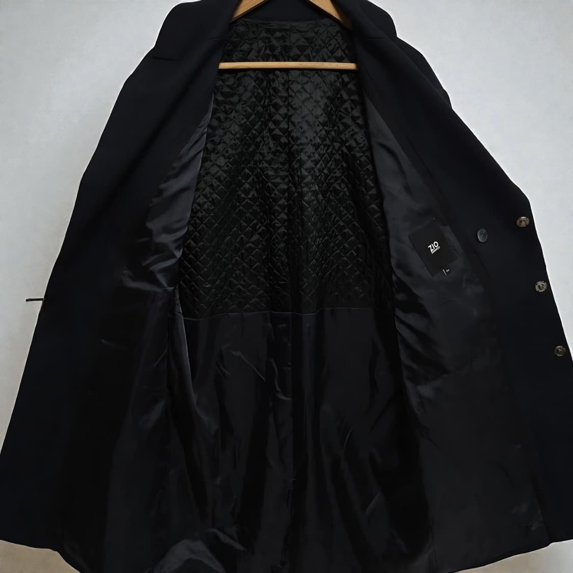 105)지오송지오 루즈핏 코트 FW늦가을 초겨울 다크네이비 상품이미지4