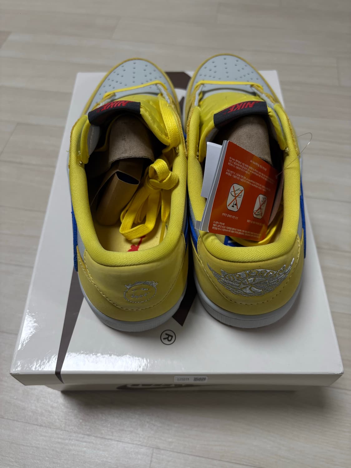 (W) 조던 1 x 트래비스 스캇 레트로 로우 OG SP 카나리 상품이미지4