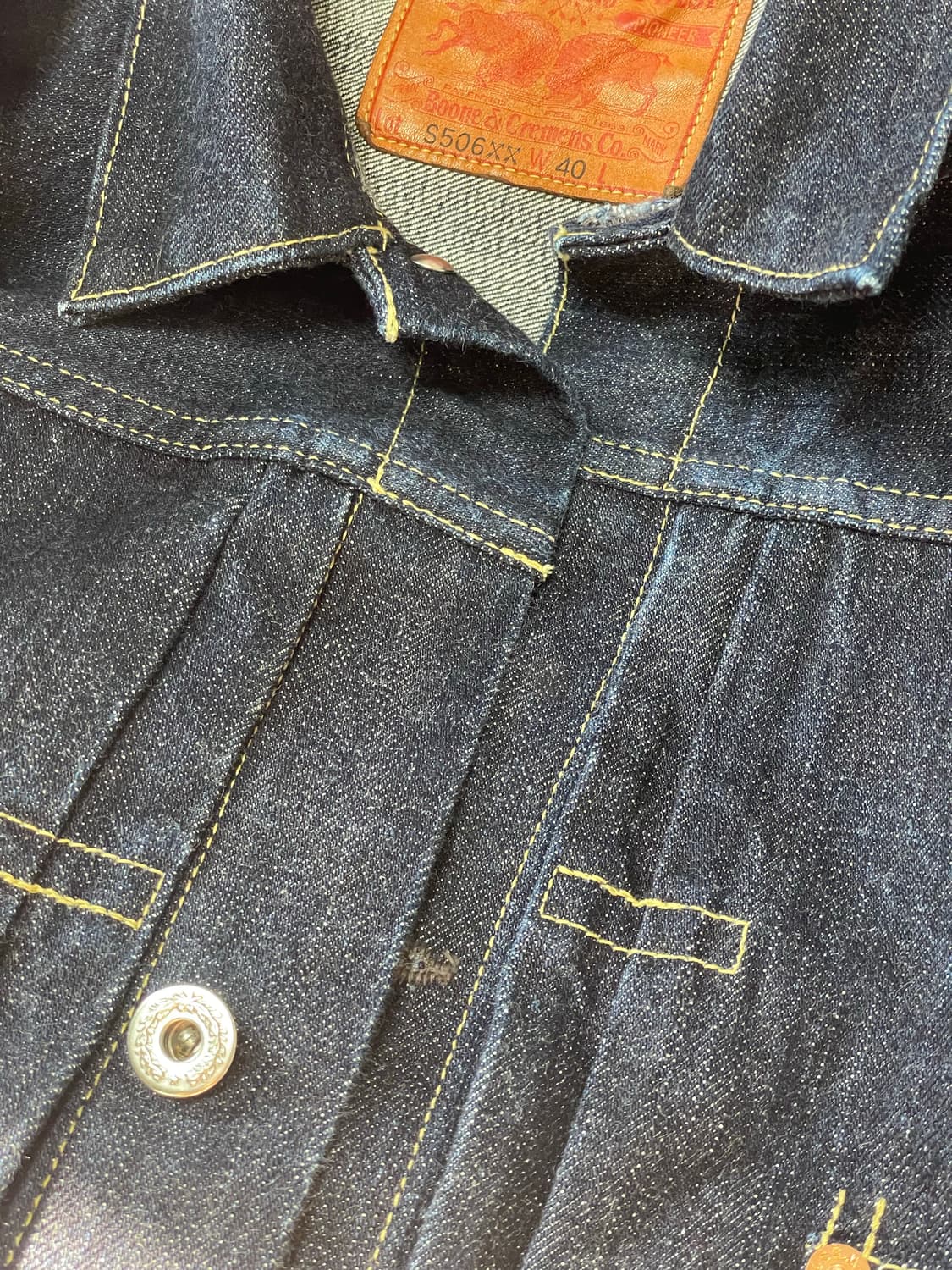 40사이즈)프리휠러스 S506 XX 1944-45 데님 자켓 상품이미지8