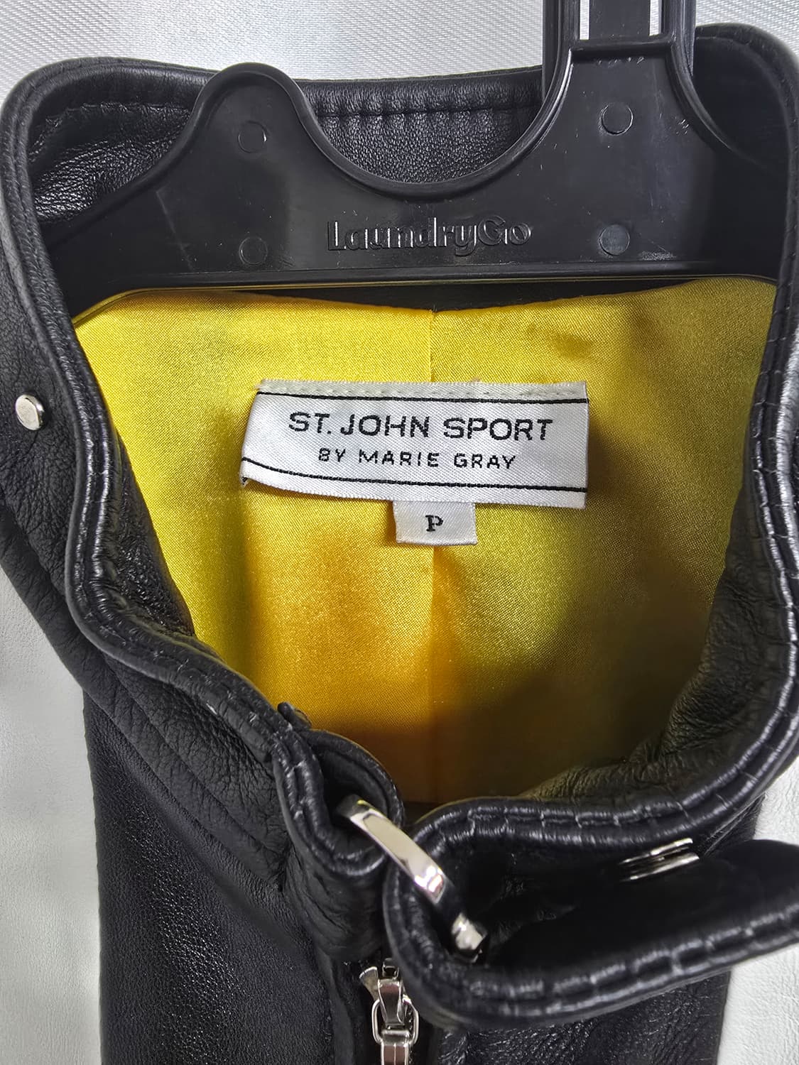 세인트존스포츠 블랙/화이트 가죽 자켓 (1924) 상품이미지3