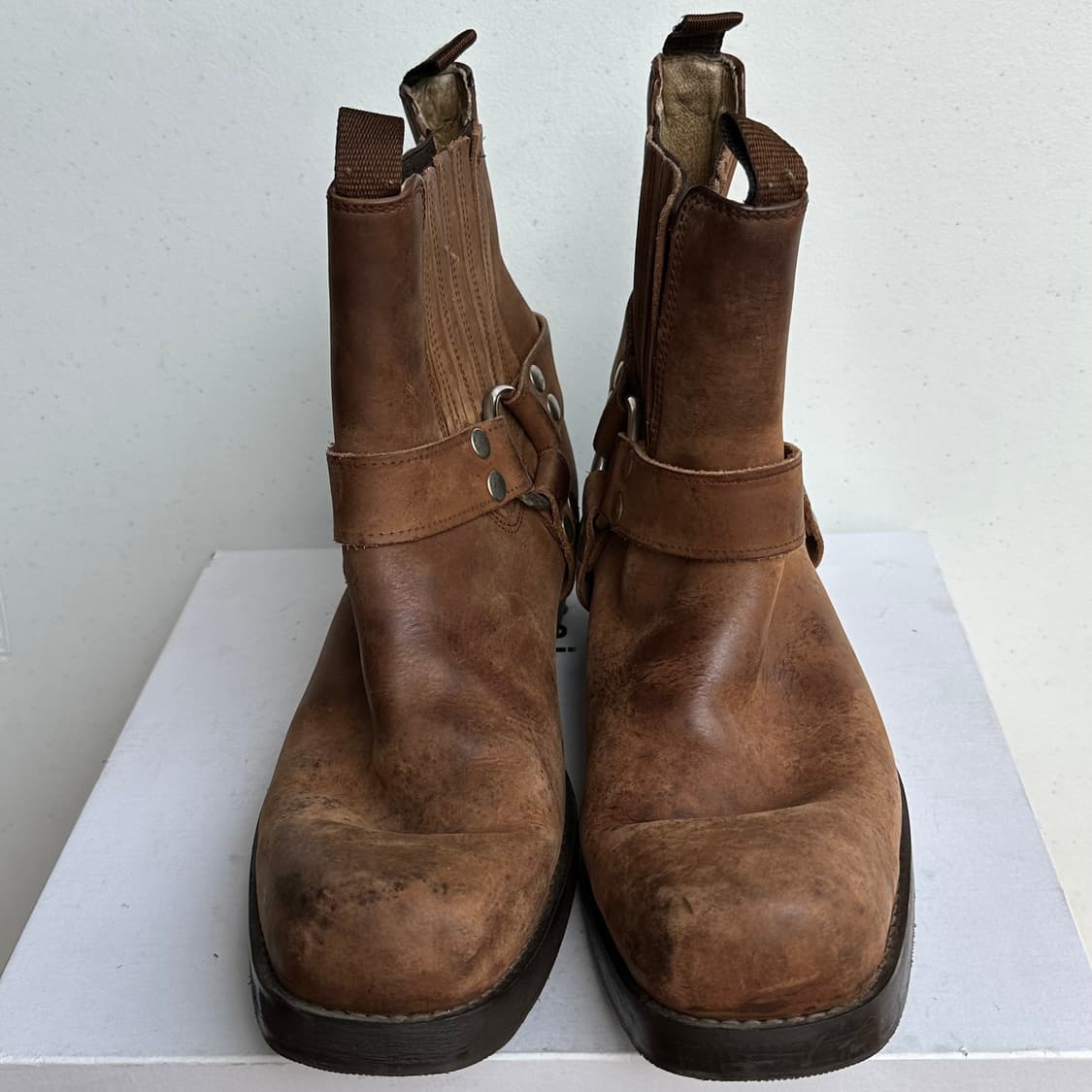 Vintage Harness Biker Boots 상품이미지2