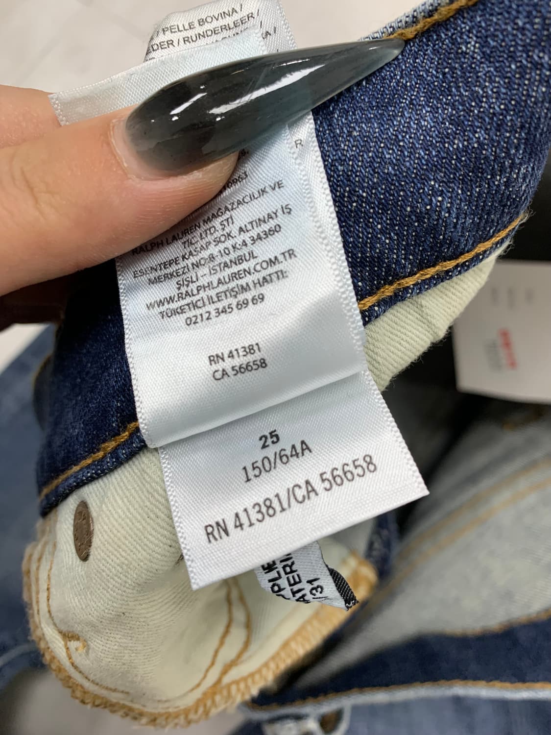 폴로 랄프로렌 스키니 데님 팬츠 #377 상품이미지4