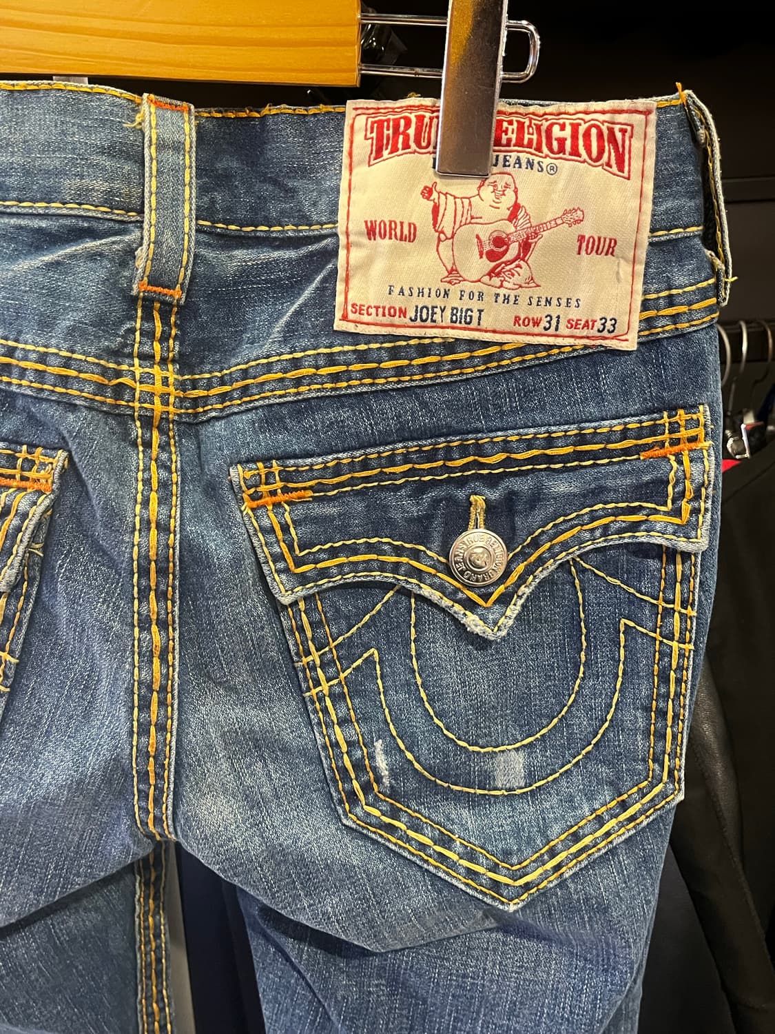 트루릴리젼 조이 빅 티 부츠컷 데님팬츠 상품이미지5