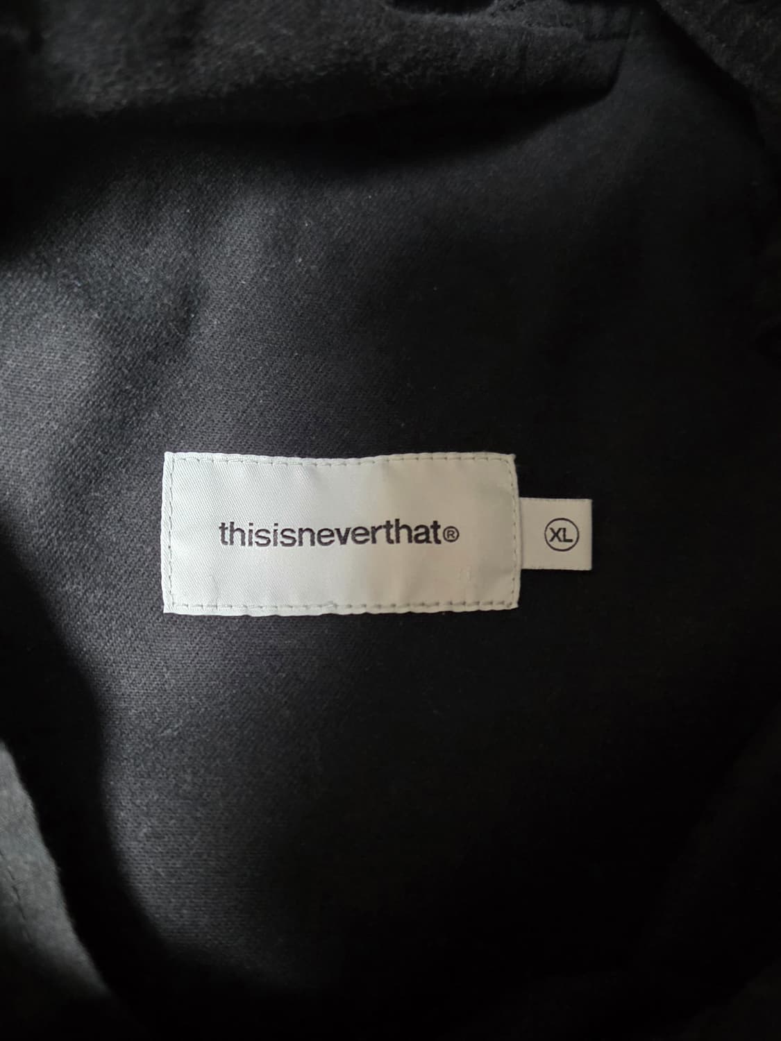 디스이즈네버댓 코튼 이지팬츠 블랙 XL 상품이미지3