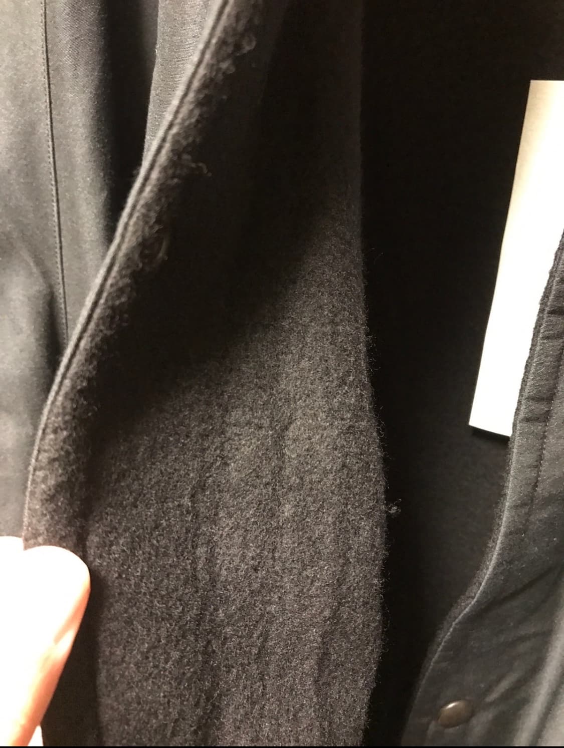 comoli 코모리 코튼 실크 후드 코트 상품이미지3