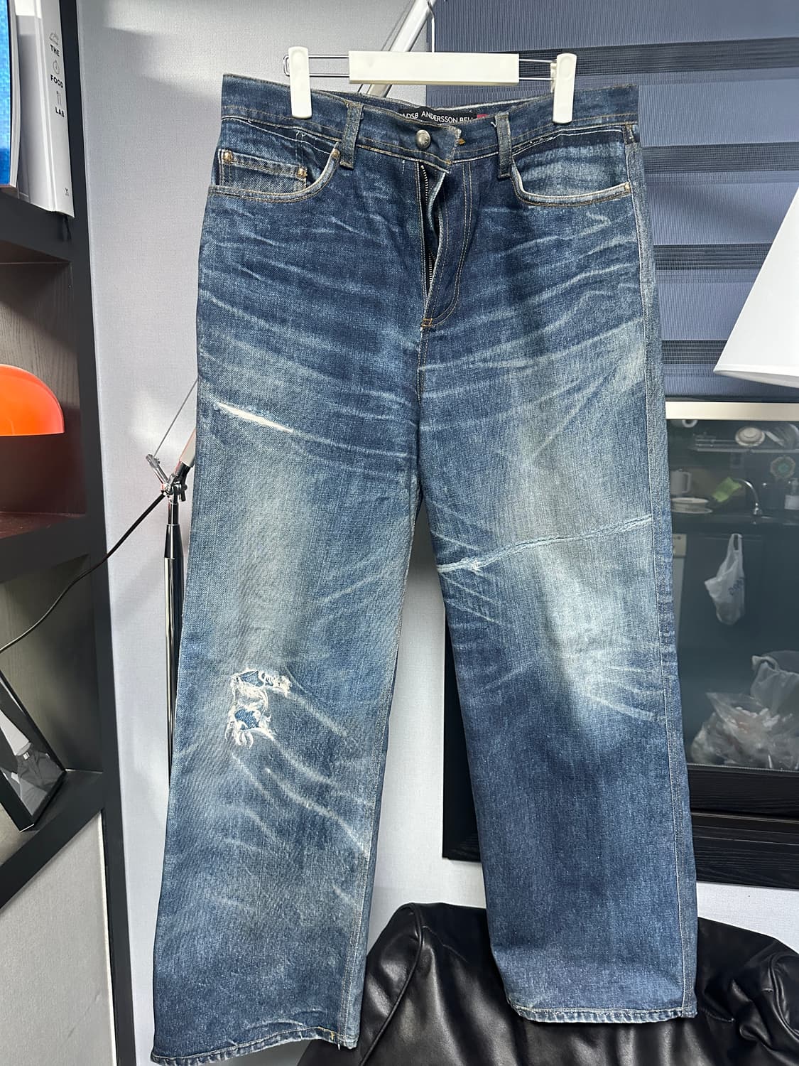 앤더슨벨 트롱프뢰유 프린티드 데님 팬츠 32 상품이미지4