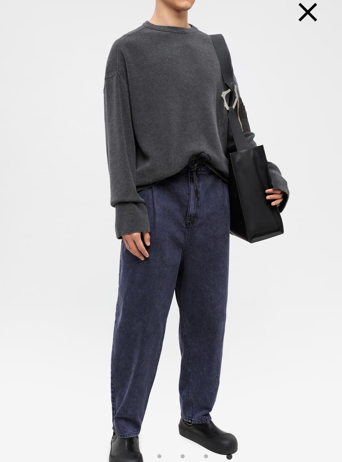 준지 2023 23 S/S 스트링 니트 스웻 입니다. 상품이미지1