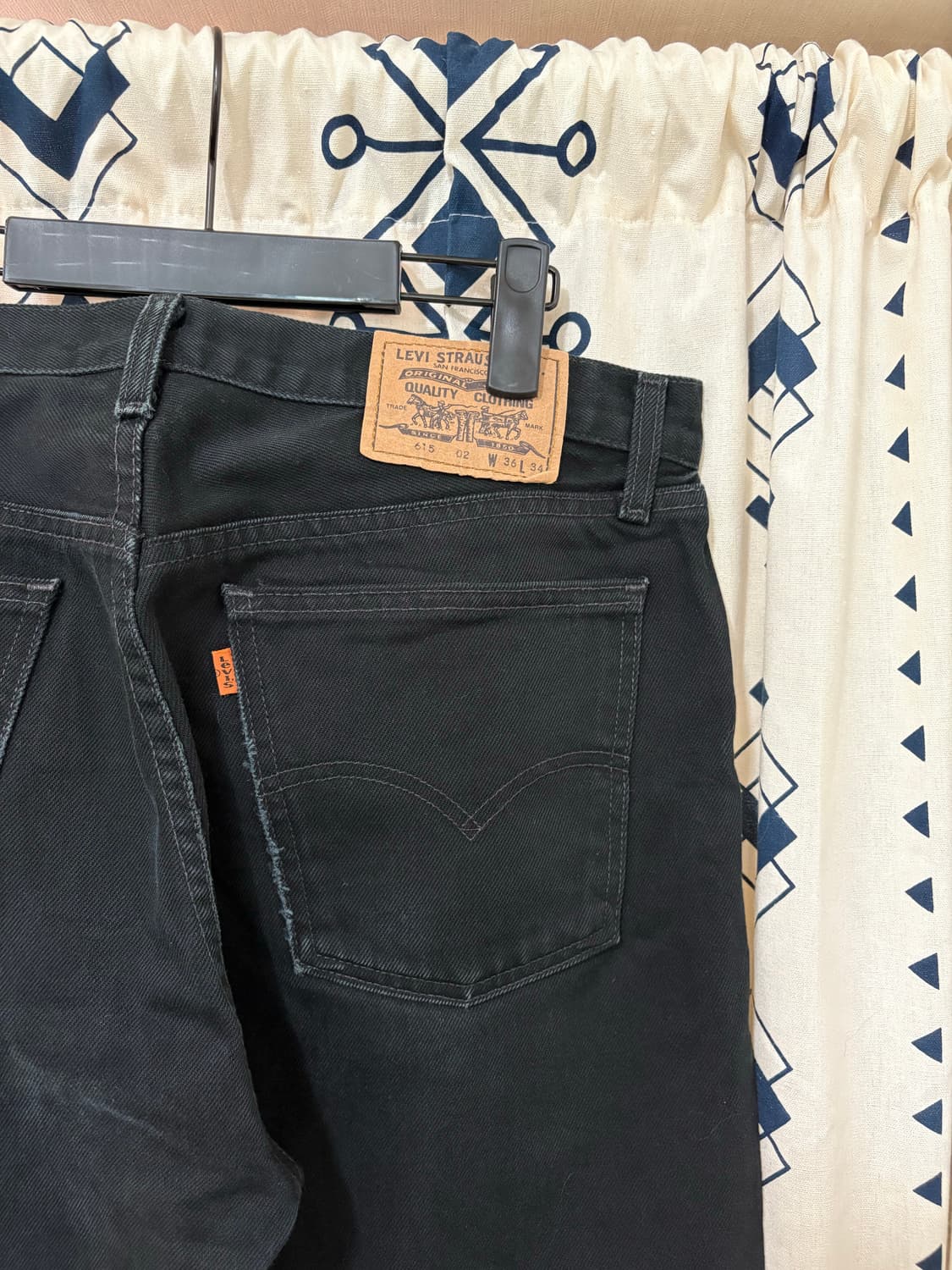 리바이스 / 리바이스 615 오렌지탭 블랙 데님 상품이미지4