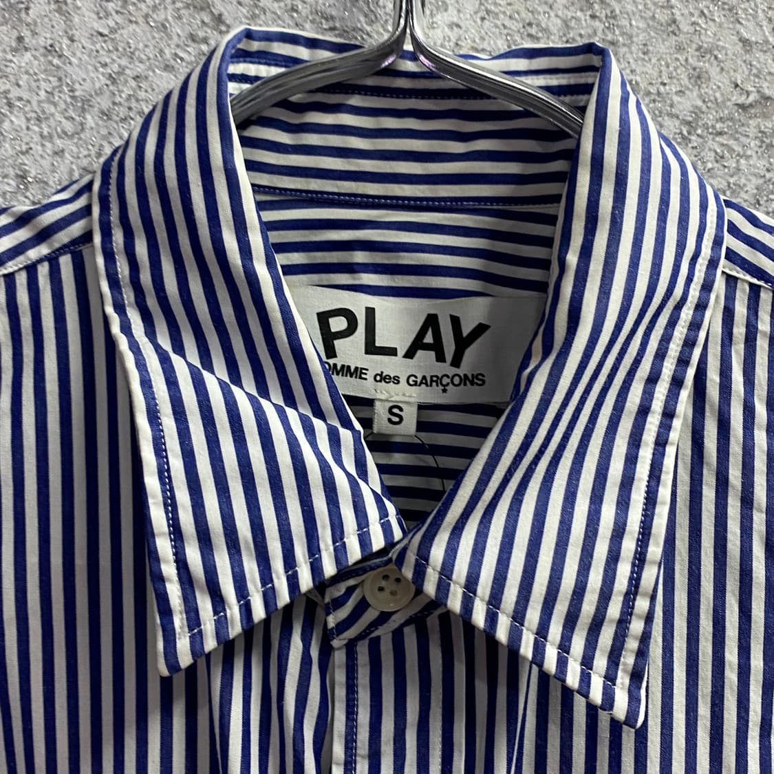 꼼데가르송 네이비 스트라이프 셔츠 B3288 상품이미지3