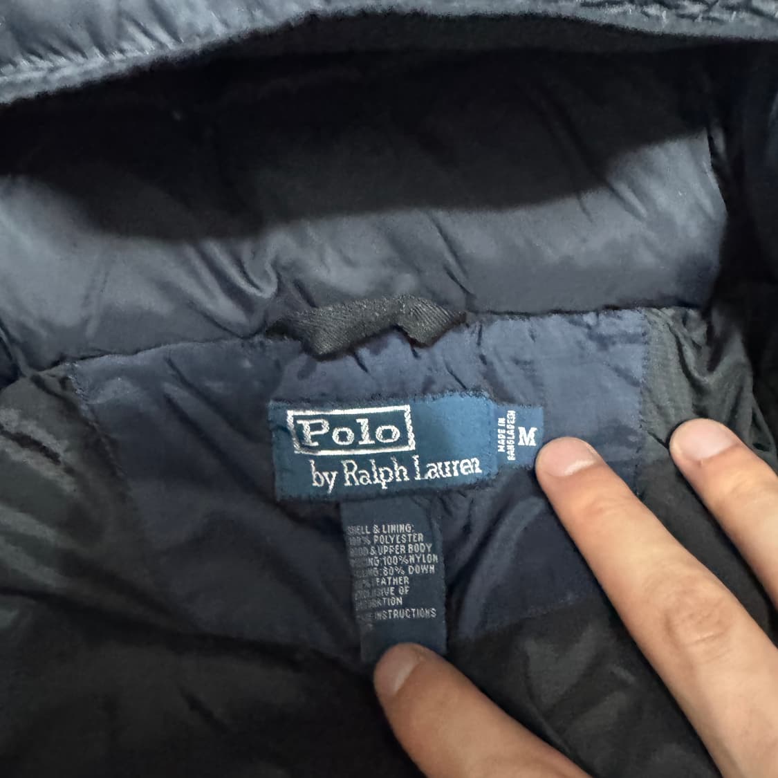 폴로 다운패딩 M사이즈  상품이미지4