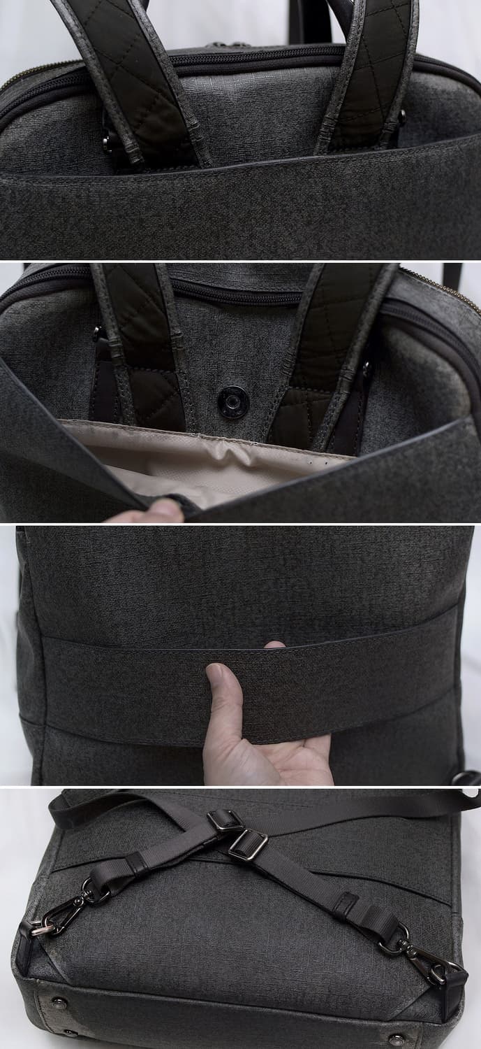 투미 (TUMI) 싱클레어 캔버스 레더 2웨이 토트.백팩 상품이미지7