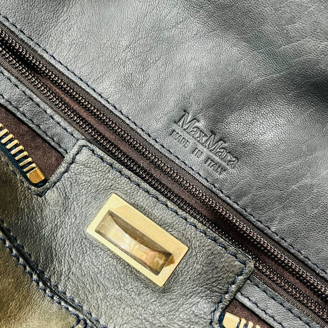 Max Mara Magaux Leather Hand bag 상품이미지10